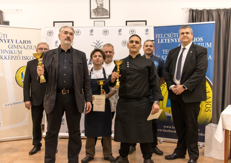 XII. Letenyey Gasztro Verseny dobogós helyezettjei