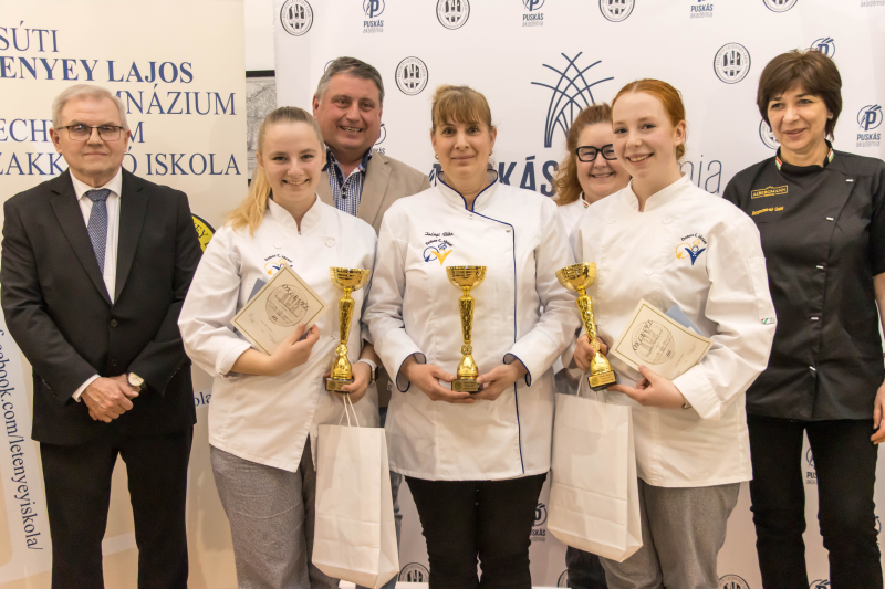 XII. Letenyey Gasztro Verseny dobogós helyezettjei