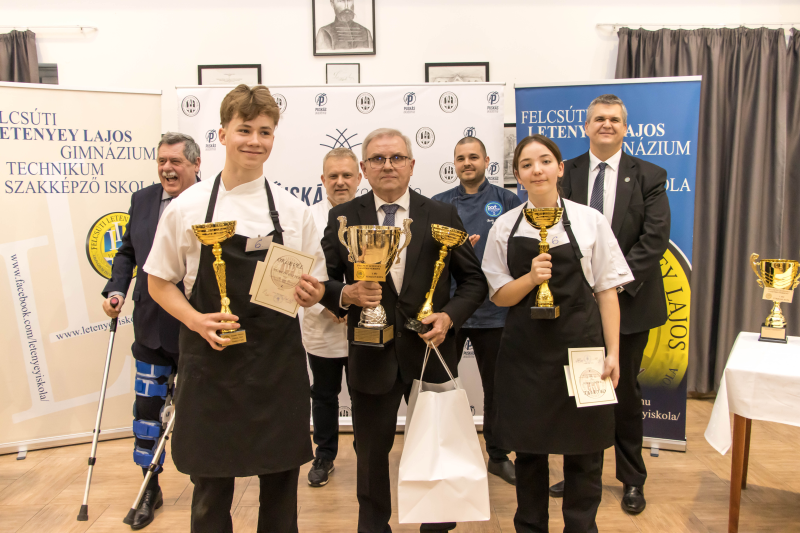 XII. Letenyey Gasztro Verseny dobogós helyezettjei