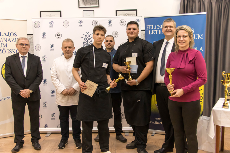 XII. Letenyey Gasztro Verseny dobogós helyezettjei